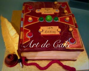 Historical Book Cake 