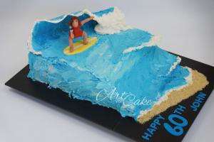 Surfing Cake