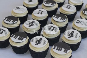 Music cupcakes  