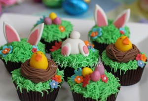 Easter themed cupcakes  