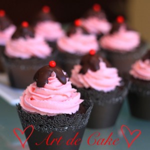 Chocolate Sundae cupcakes    