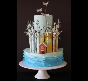 Cabin in the woods Cake