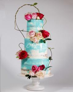  Wonderland Wedding Cake